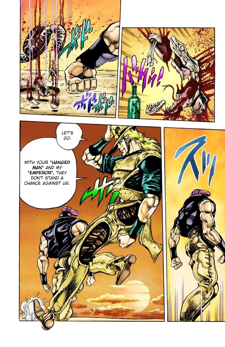 JoJo no Kimyou na Bouken Part 3: Stardust Crusaders Colored Manga, chapter 28, page 18