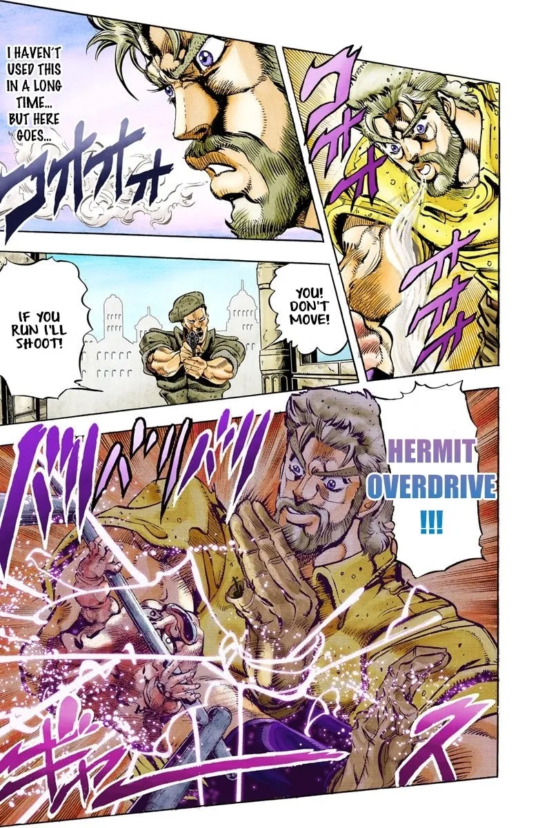 JoJo no Kimyou na Bouken Part 3: Stardust Crusaders Colored Manga, chapter 35, page 9