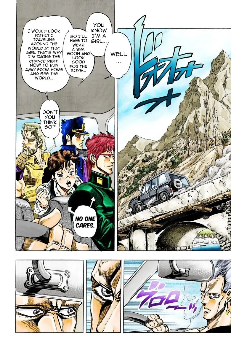 JoJo no Kimyou na Bouken Part 3: Stardust Crusaders Colored Manga, chapter 37, page 8