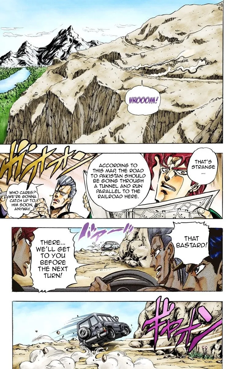 JoJo no Kimyou na Bouken Part 3: Stardust Crusaders Colored Manga, chapter 38, page 16