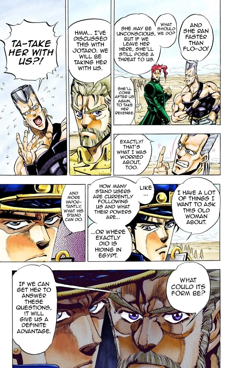 JoJo no Kimyou na Bouken Part 3: Stardust Crusaders Colored Manga, chapter 47, page 5