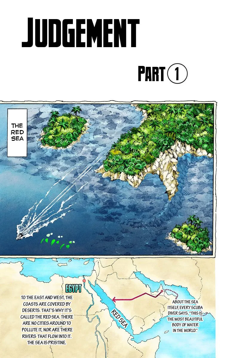JoJo no Kimyou na Bouken Part 3: Stardust Crusaders Colored Manga, chapter 61, page 1