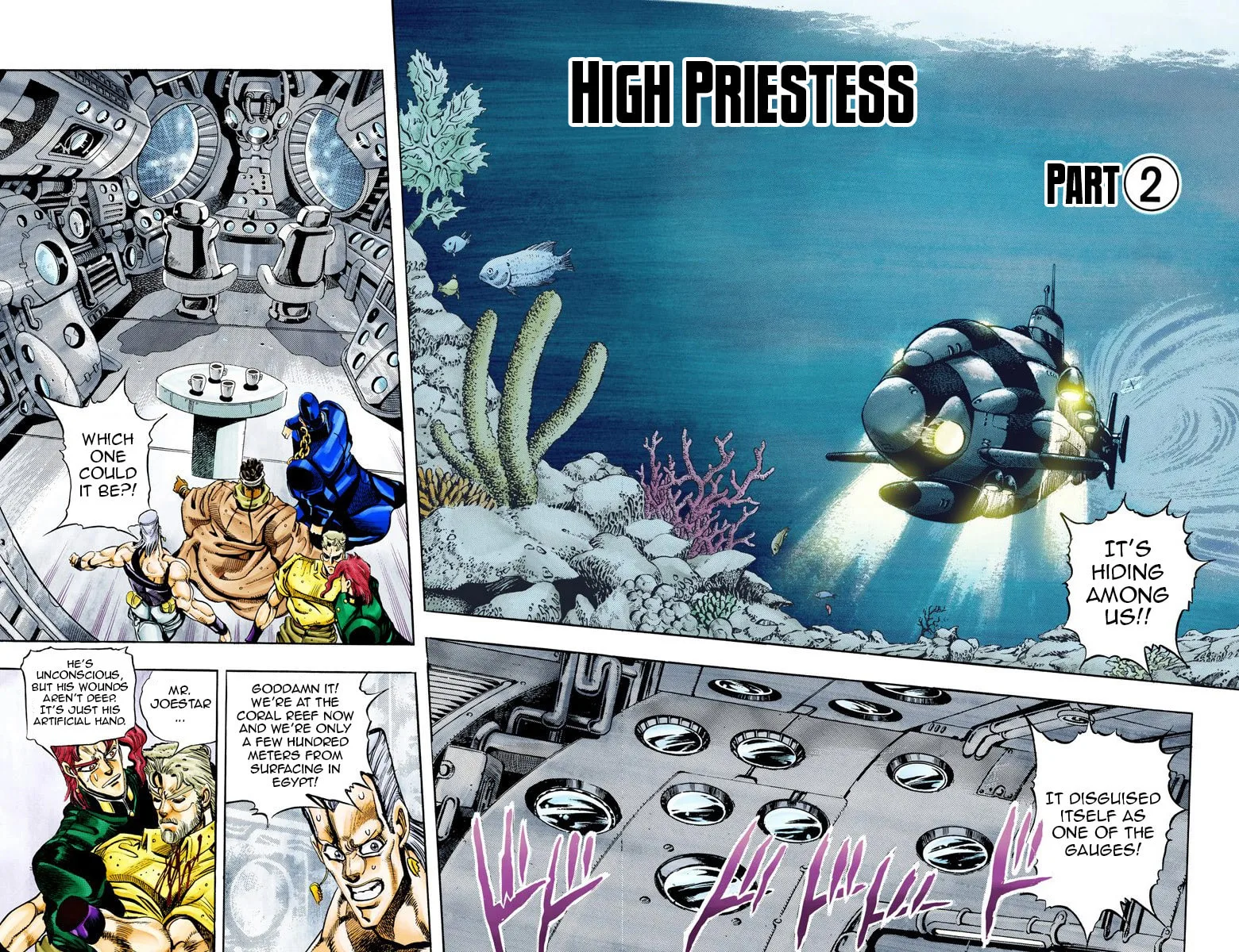 JoJo no Kimyou na Bouken Part 3: Stardust Crusaders Colored Manga, chapter 67, page 2