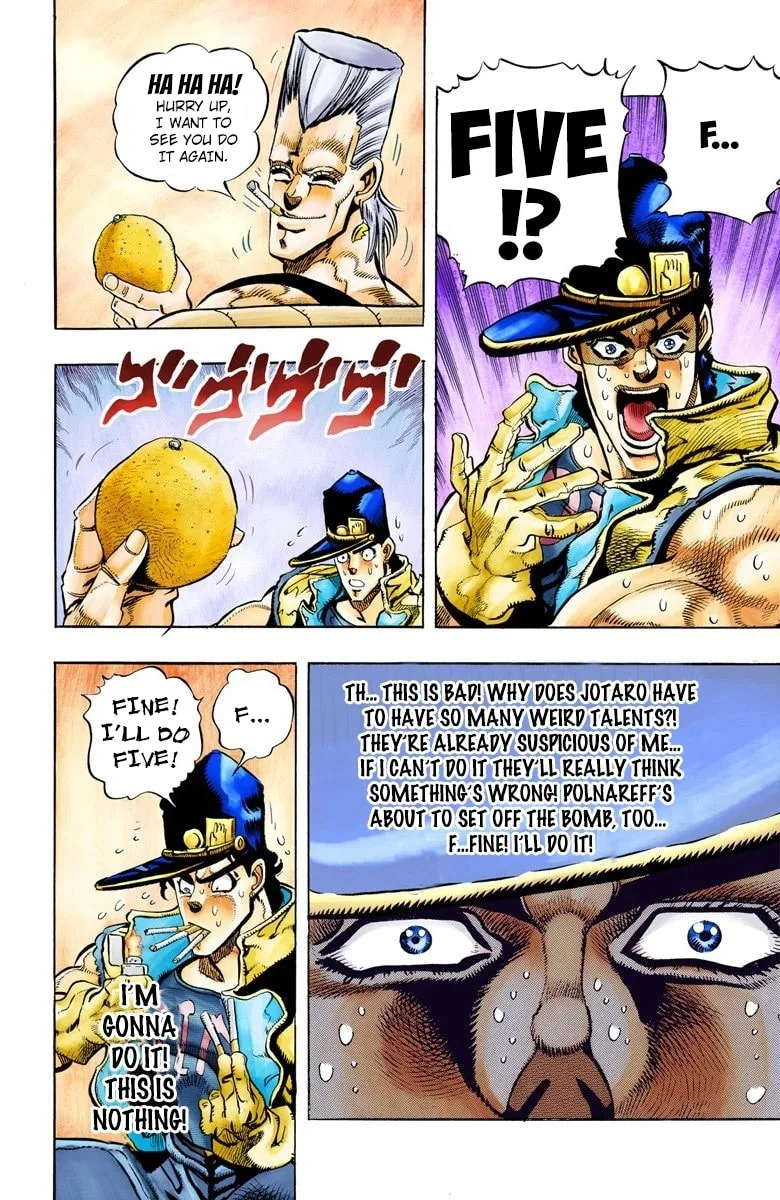 JoJo no Kimyou na Bouken Part 3: Stardust Crusaders Colored Manga, chapter 78, page 16