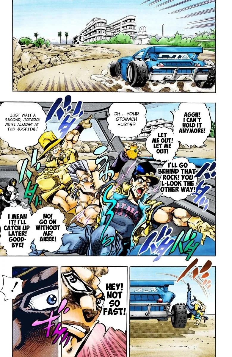 JoJo no Kimyou na Bouken Part 3: Stardust Crusaders Colored Manga, chapter 79, page 9