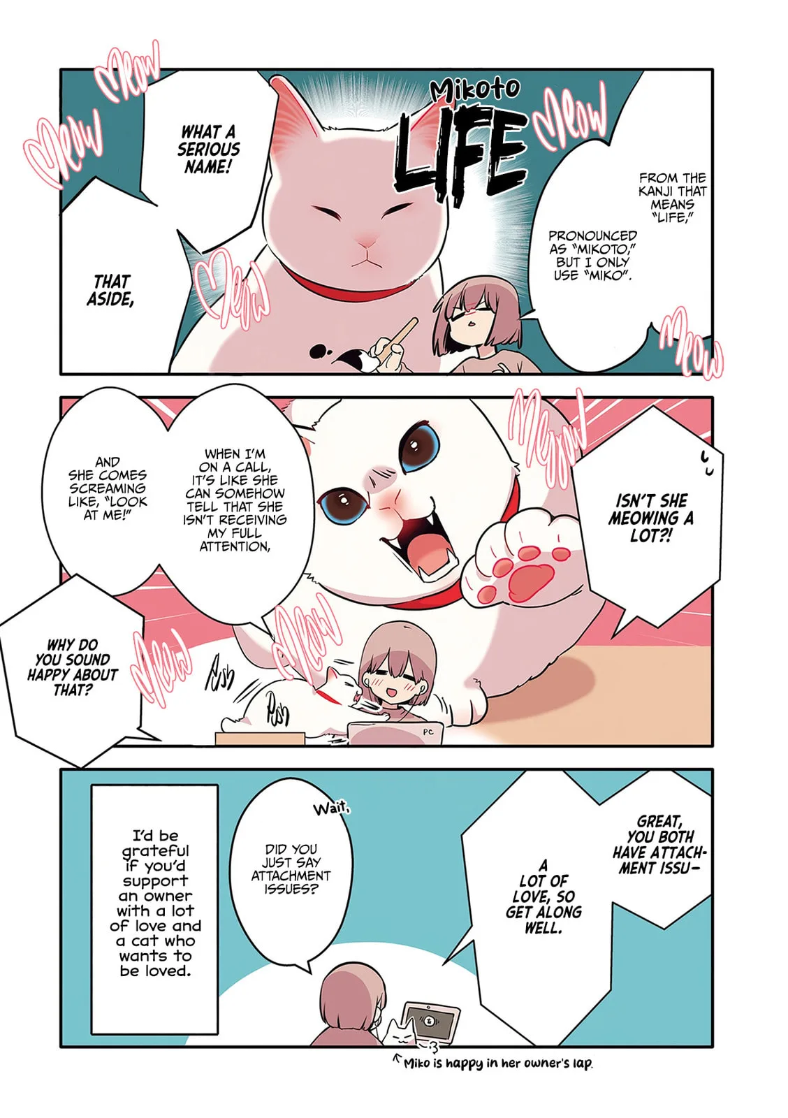 Miko, A White Cat That Wants To Be Loved, chapter 1.1, page 6