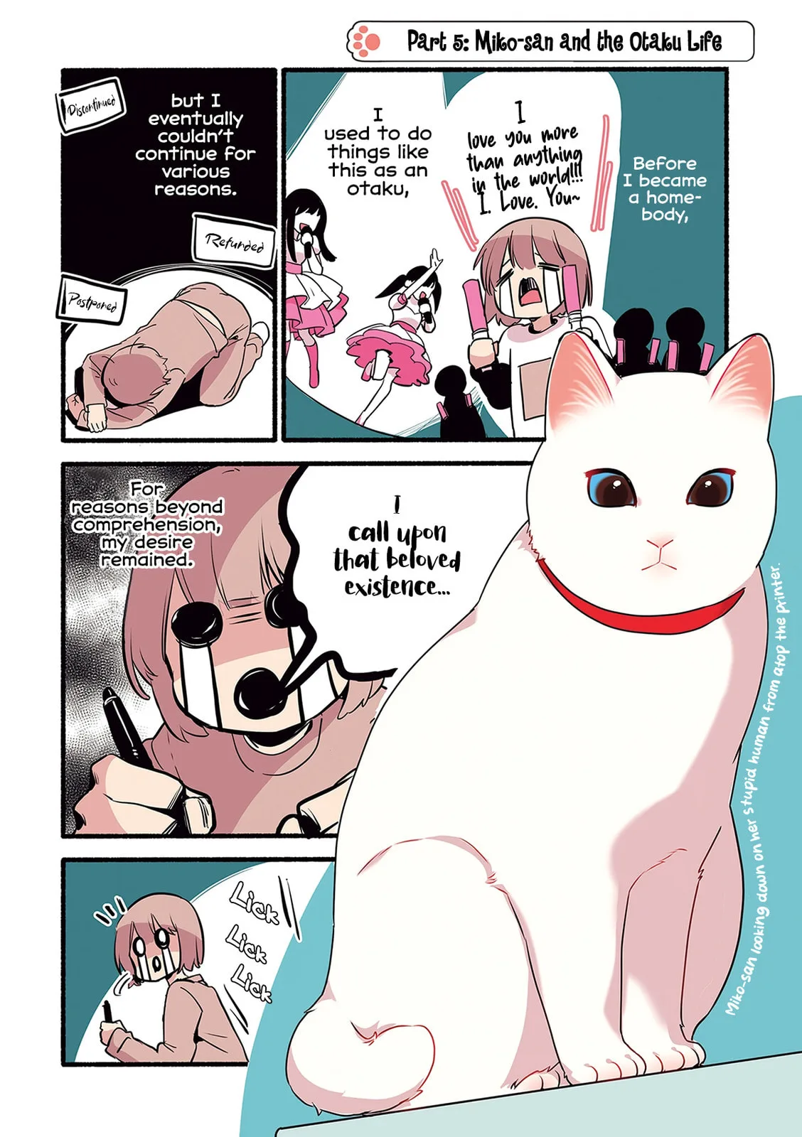 Miko, A White Cat That Wants To Be Loved, chapter 1.5, page 1