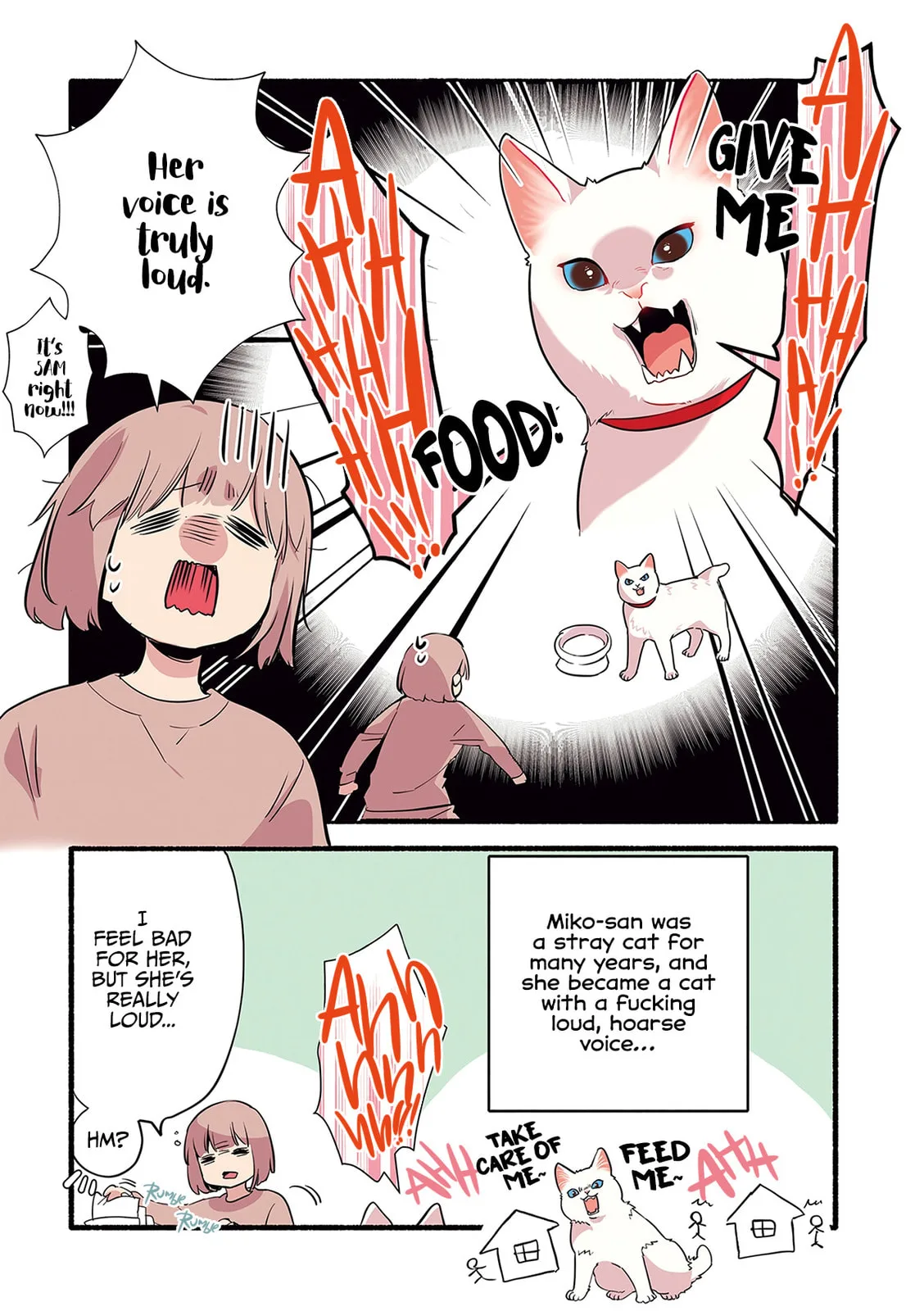 Miko, A White Cat That Wants To Be Loved, chapter 2.1, page 3