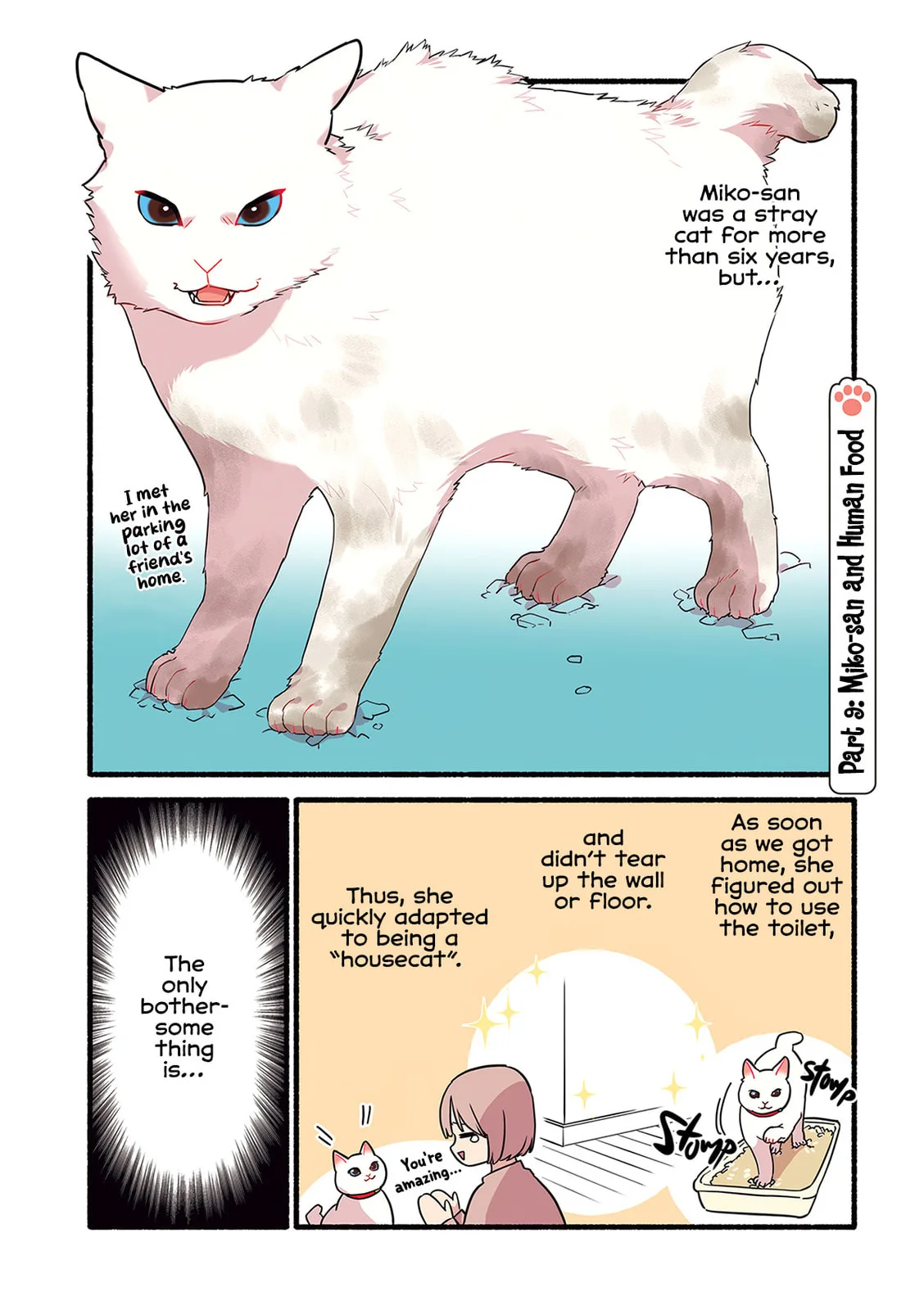 Miko, A White Cat That Wants To Be Loved, chapter 2.3, page 1