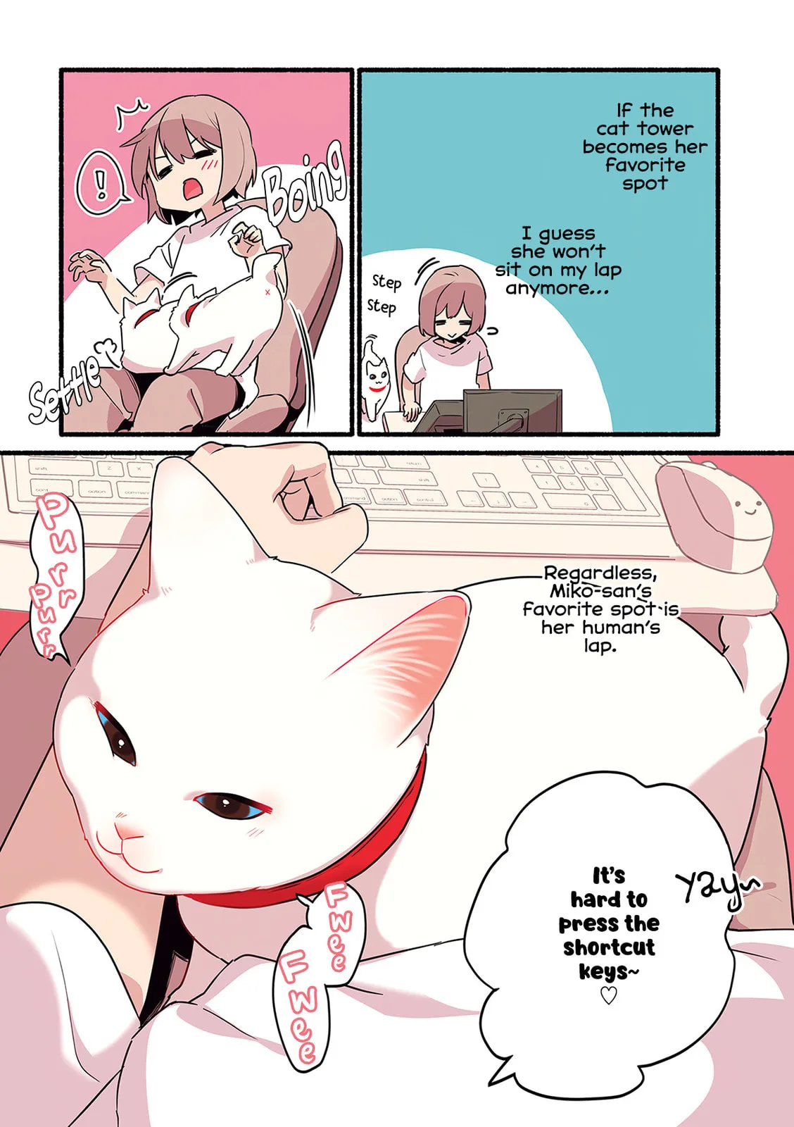 Miko, A White Cat That Wants To Be Loved, chapter 3.3, page 4