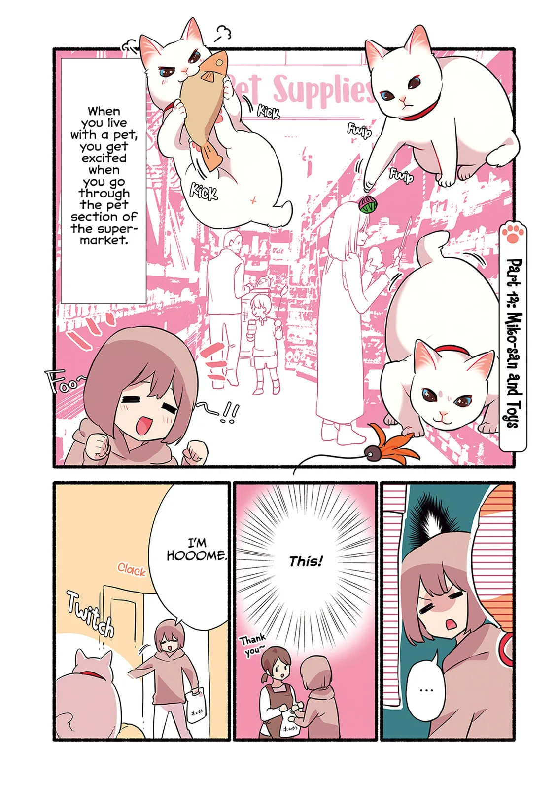 Miko, A White Cat That Wants To Be Loved, chapter 3.4, page 1