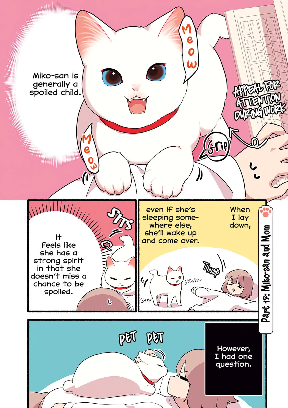 Miko, A White Cat That Wants To Be Loved, chapter 4.1, page 2