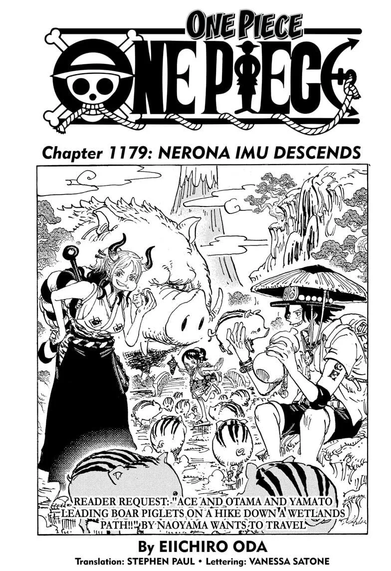 One Piece Manga, chapter 1179, page 2