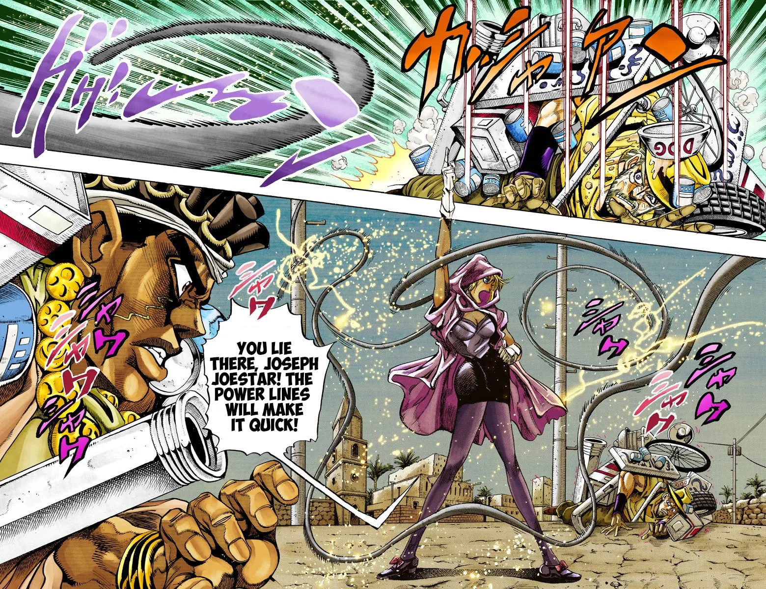 JoJo no Kimyou na Bouken Part 3: Stardust Crusaders Colored Manga, chapter 91, page 2