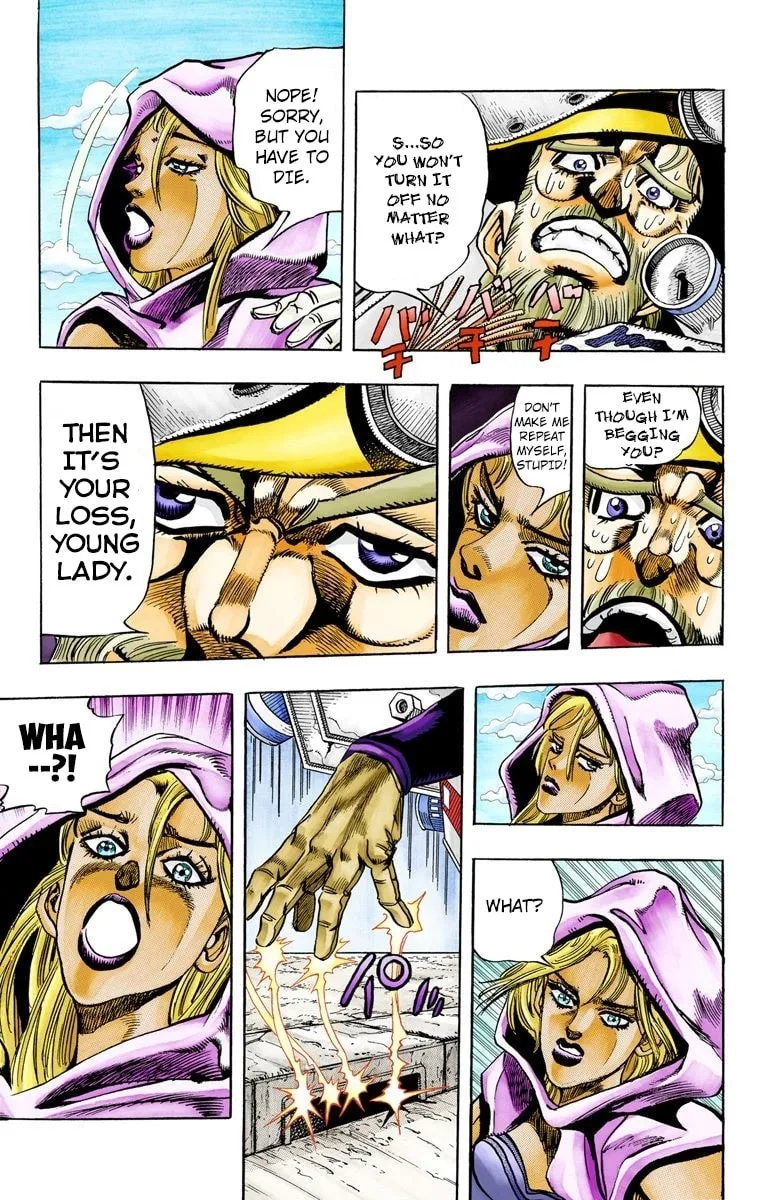 JoJo no Kimyou na Bouken Part 3: Stardust Crusaders Colored Manga, chapter 91, page 8