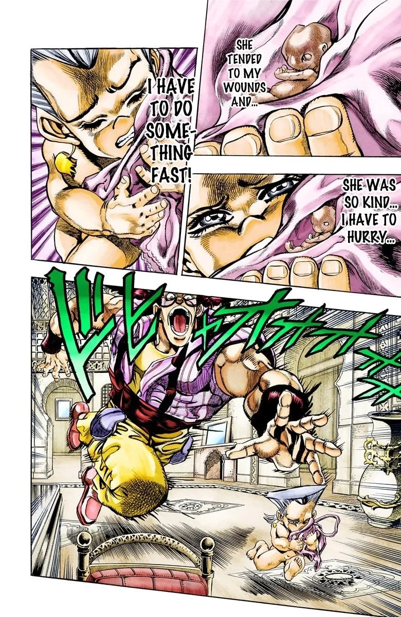 JoJo no Kimyou na Bouken Part 3: Stardust Crusaders Colored Manga, chapter 95, page 2
