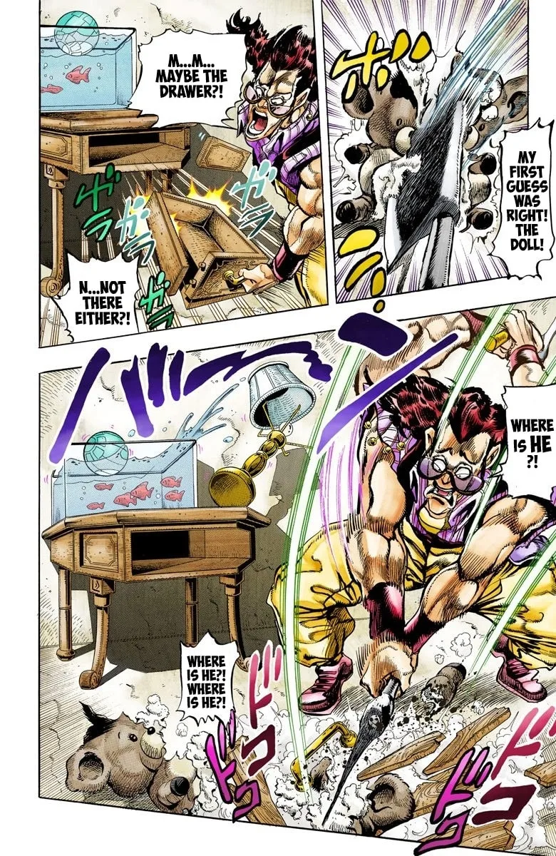 JoJo no Kimyou na Bouken Part 3: Stardust Crusaders Colored Manga, chapter 95, page 14