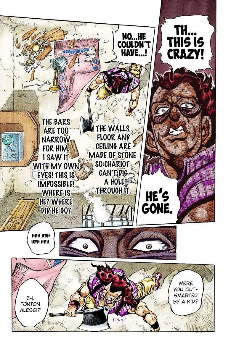 JoJo no Kimyou na Bouken Part 3: Stardust Crusaders Colored Manga, chapter 95, page 15