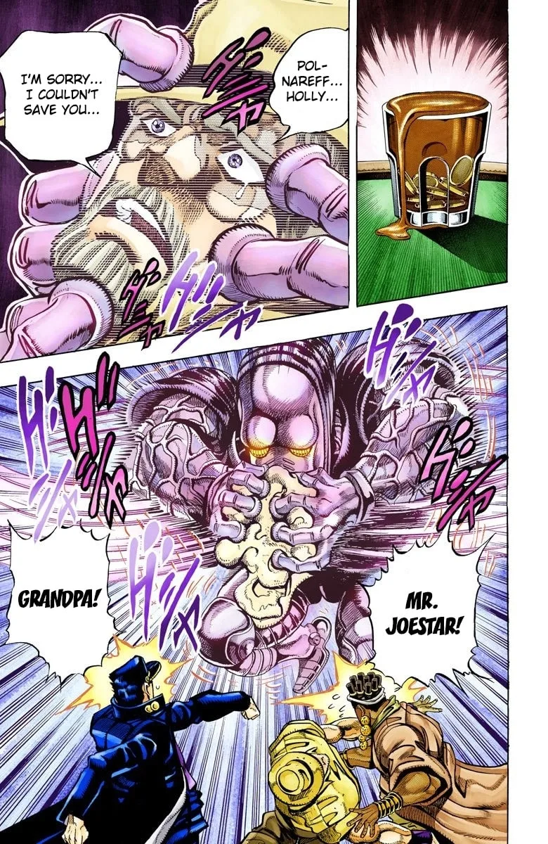 JoJo no Kimyou na Bouken Part 3: Stardust Crusaders Colored Manga, chapter 100, page 9