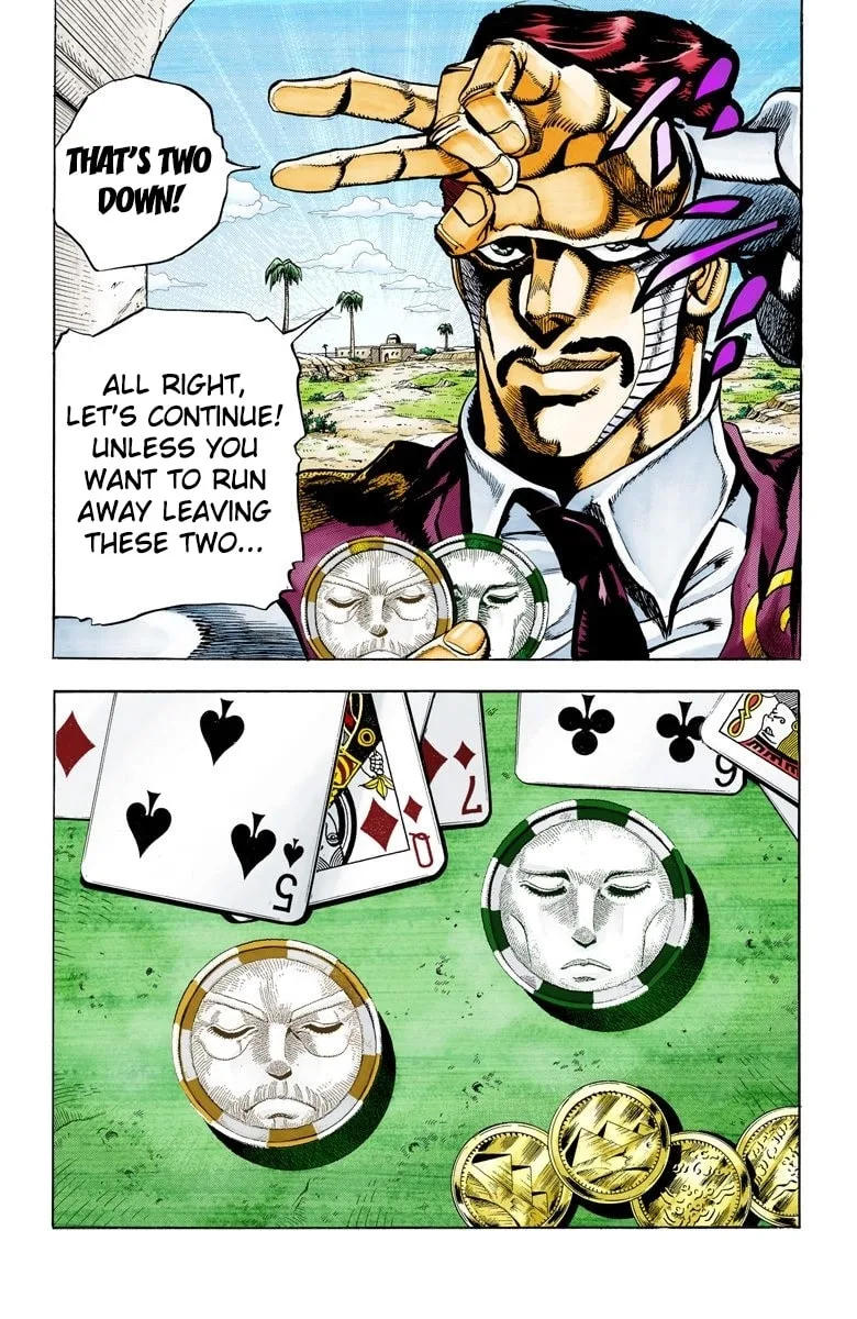 JoJo no Kimyou na Bouken Part 3: Stardust Crusaders Colored Manga, chapter 100, page 11