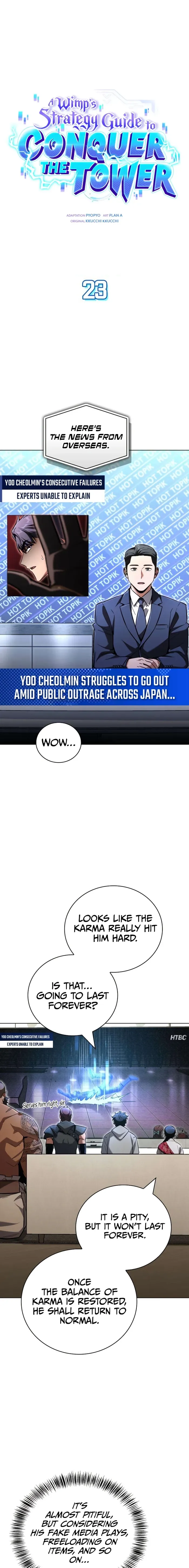 A Wimp’s Strategy Guide to Conquer the Tower, chapter 23, page 1