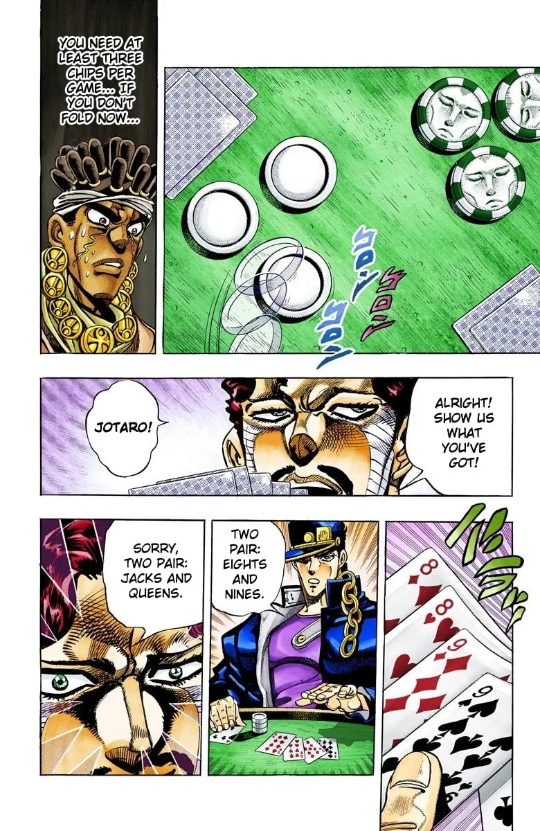 JoJo no Kimyou na Bouken Part 3: Stardust Crusaders Colored Manga, chapter 102, page 4