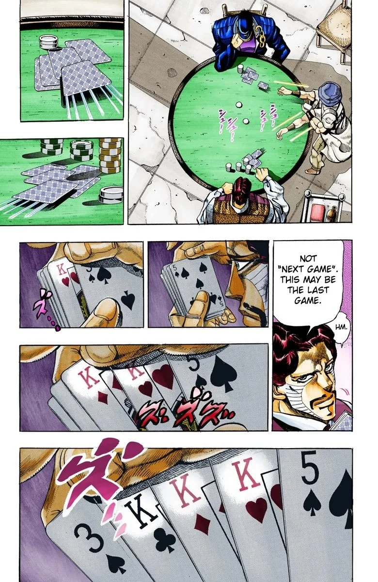 JoJo no Kimyou na Bouken Part 3: Stardust Crusaders Colored Manga, chapter 102, page 7