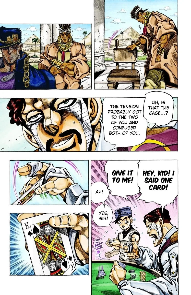 JoJo no Kimyou na Bouken Part 3: Stardust Crusaders Colored Manga, chapter 102, page 13