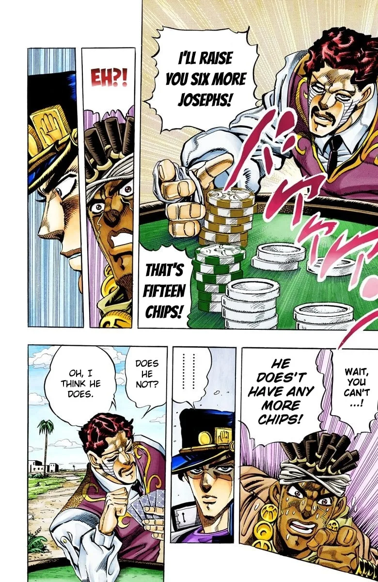 JoJo no Kimyou na Bouken Part 3: Stardust Crusaders Colored Manga, chapter 102, page 16