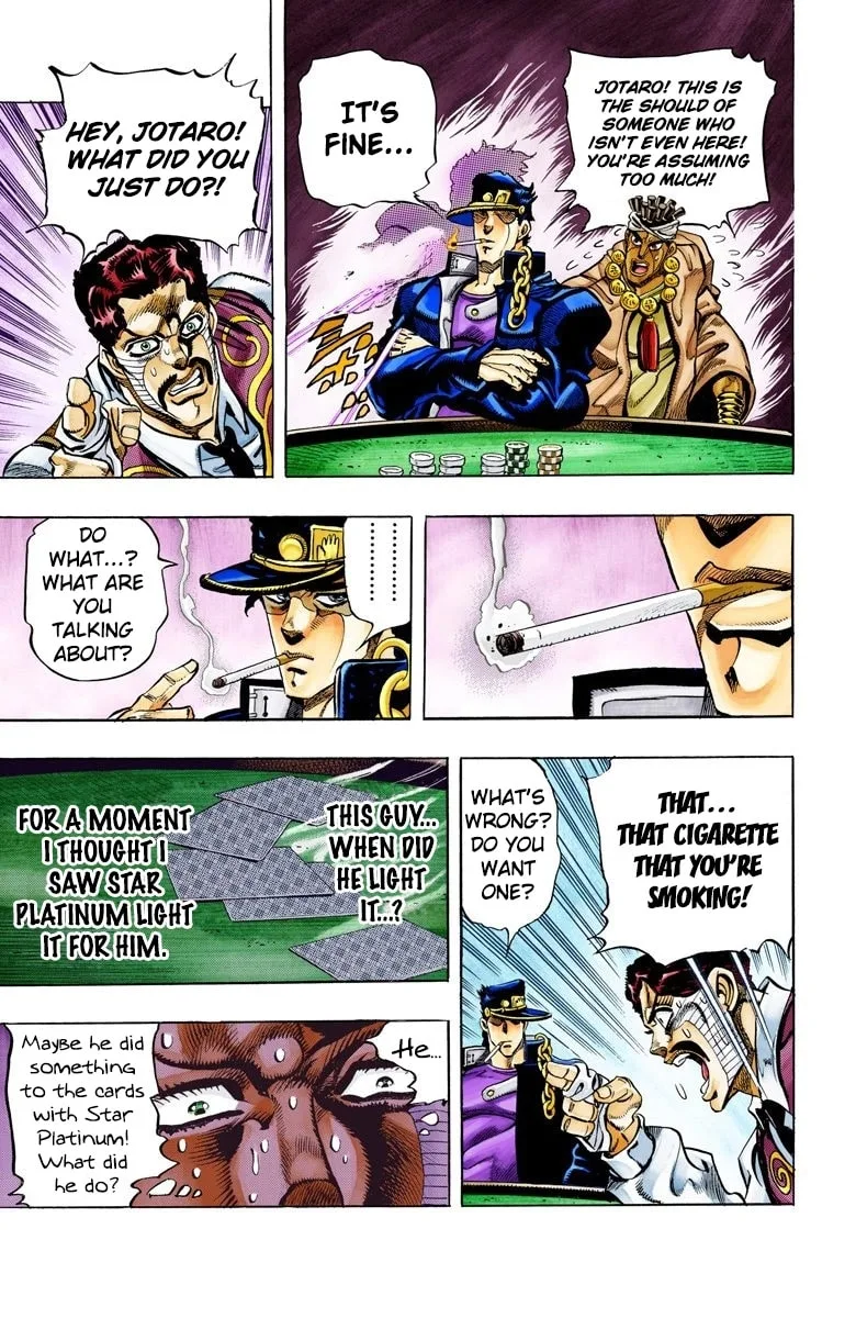 JoJo no Kimyou na Bouken Part 3: Stardust Crusaders Colored Manga, chapter 102, page 19