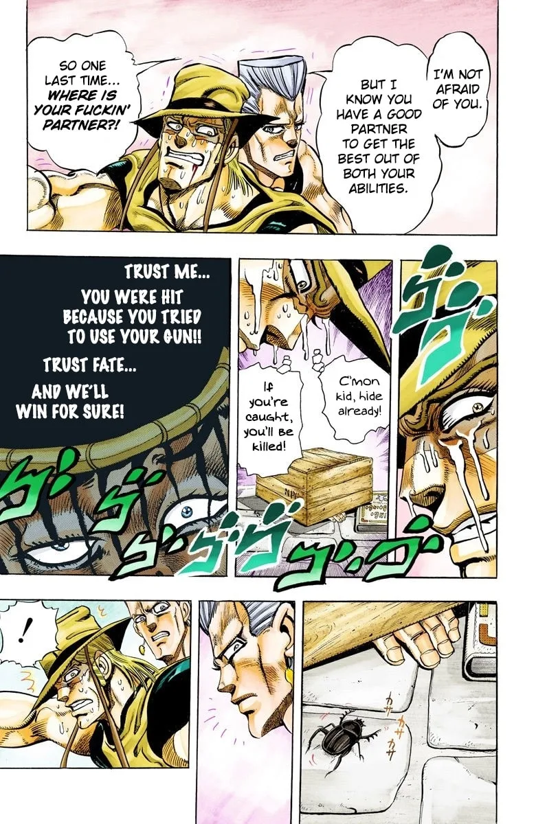 JoJo no Kimyou na Bouken Part 3: Stardust Crusaders Colored Manga, chapter 105, page 15
