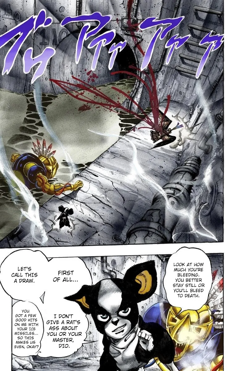 JoJo no Kimyou na Bouken Part 3: Stardust Crusaders Colored Manga, chapter 112, page 4