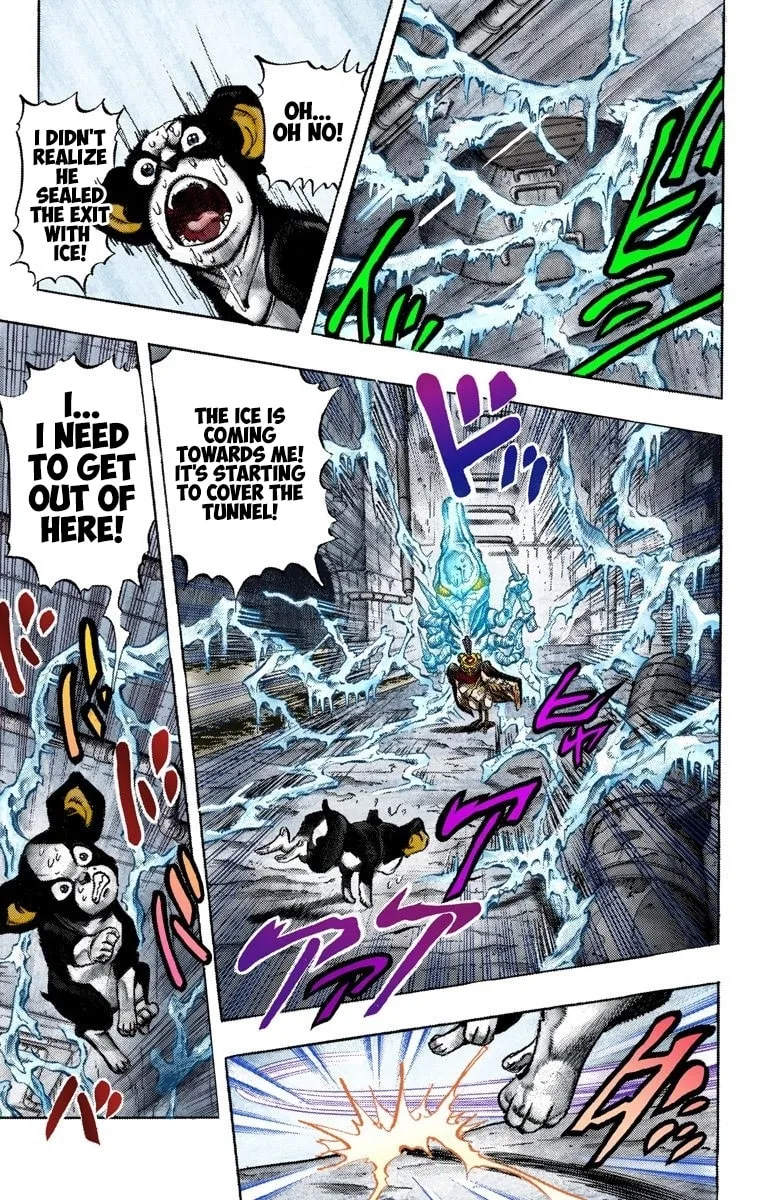 JoJo no Kimyou na Bouken Part 3: Stardust Crusaders Colored Manga, chapter 112, page 8