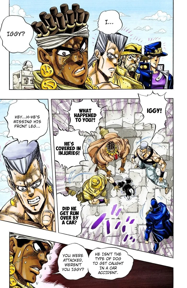 JoJo no Kimyou na Bouken Part 3: Stardust Crusaders Colored Manga, chapter 114, page 3