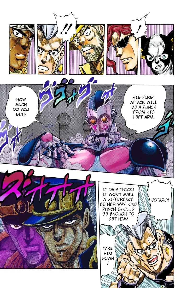 JoJo no Kimyou na Bouken Part 3: Stardust Crusaders Colored Manga, chapter 115, page 10