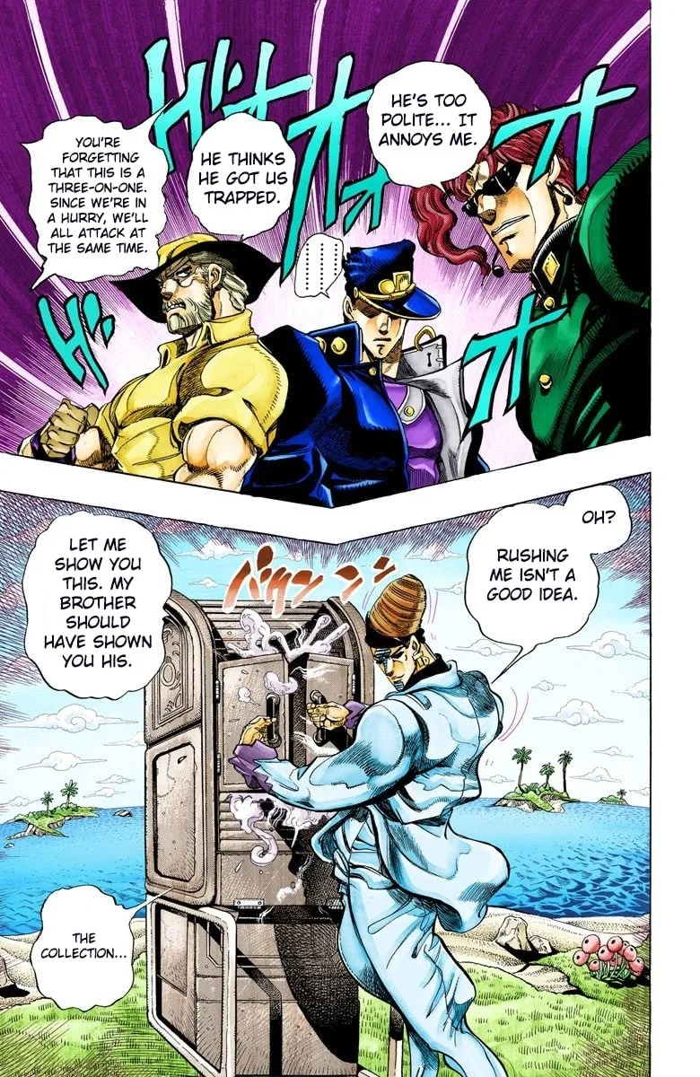 JoJo no Kimyou na Bouken Part 3: Stardust Crusaders Colored Manga, chapter 116, page 8