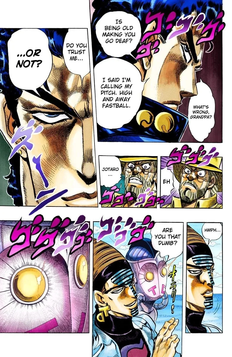JoJo no Kimyou na Bouken Part 3: Stardust Crusaders Colored Manga, chapter 123, page 8
