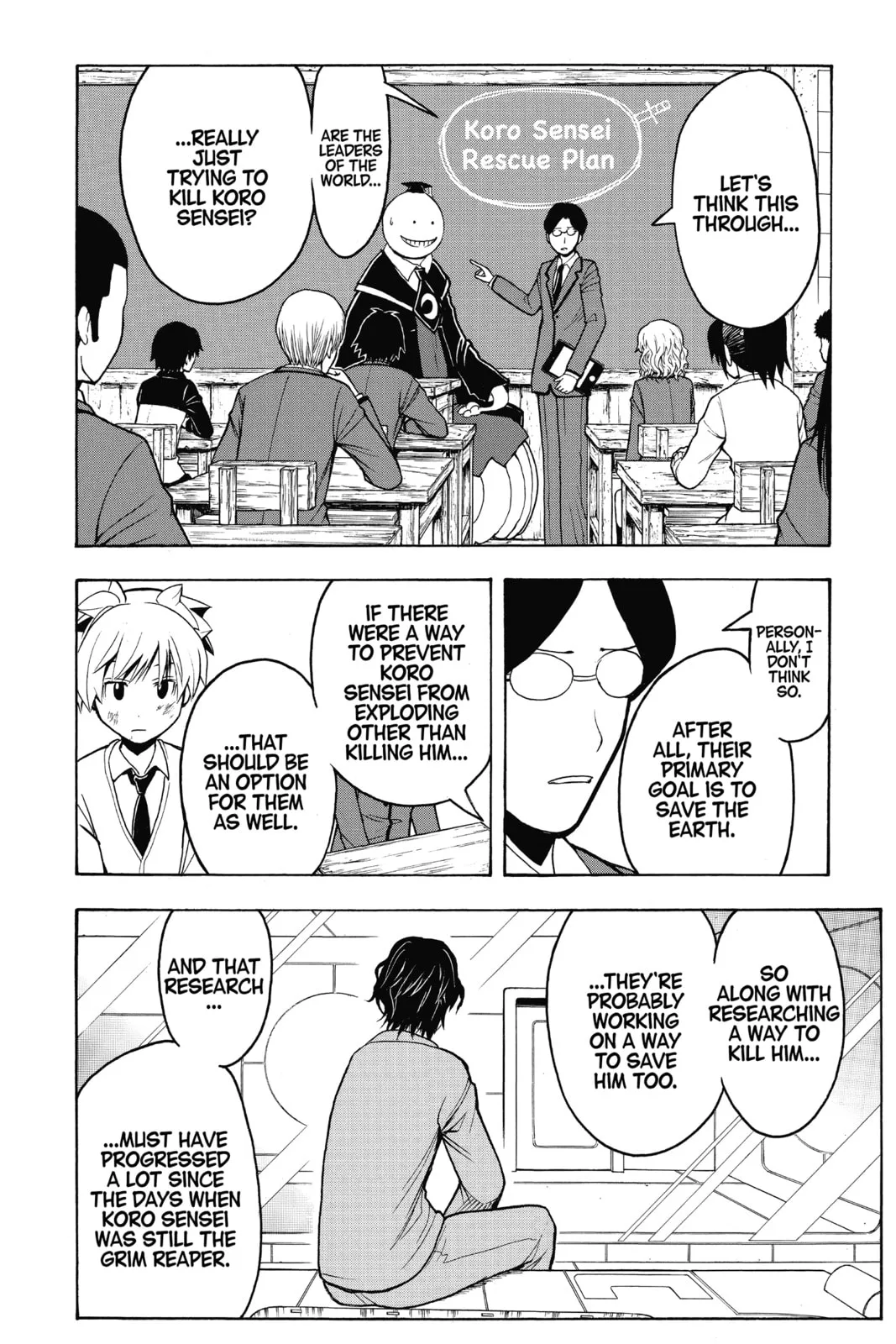 Assassination Classroom, chapter 150, page 2