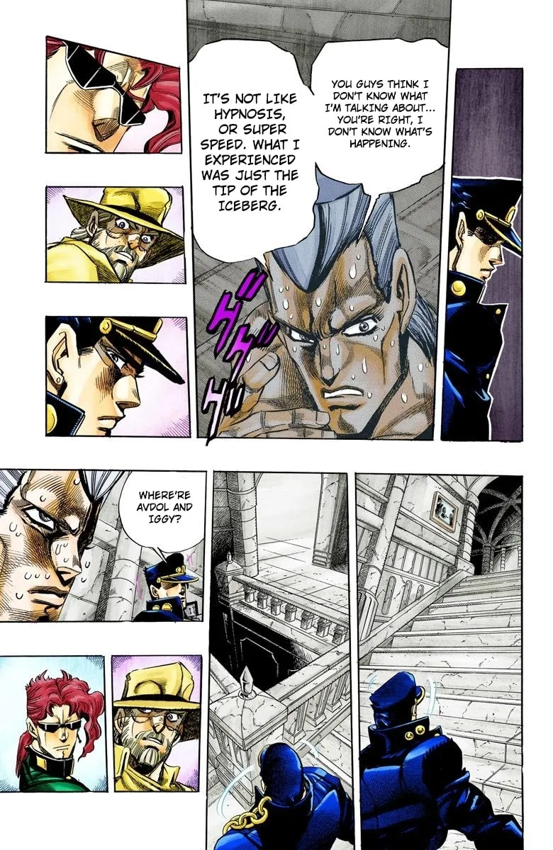 JoJo no Kimyou na Bouken Part 3: Stardust Crusaders Colored Manga, chapter 136, page 3