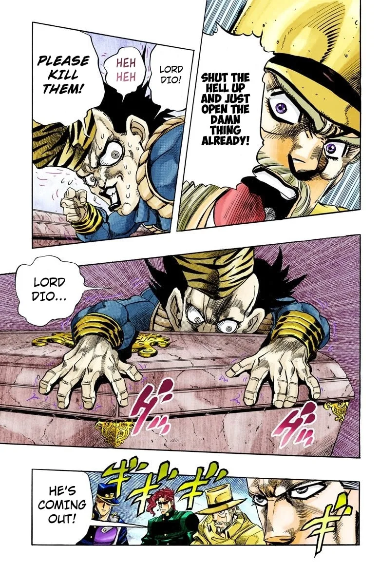 JoJo no Kimyou na Bouken Part 3: Stardust Crusaders Colored Manga, chapter 136, page 13