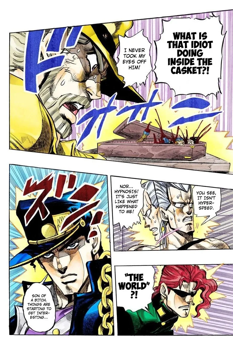 JoJo no Kimyou na Bouken Part 3: Stardust Crusaders Colored Manga, chapter 136, page 18