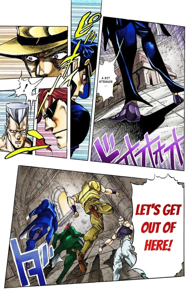 JoJo no Kimyou na Bouken Part 3: Stardust Crusaders Colored Manga, chapter 137, page 3