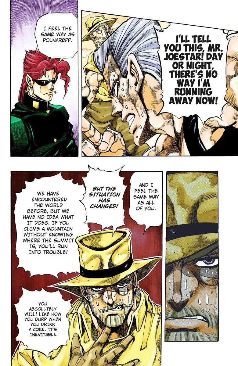 JoJo no Kimyou na Bouken Part 3: Stardust Crusaders Colored Manga, chapter 137, page 8