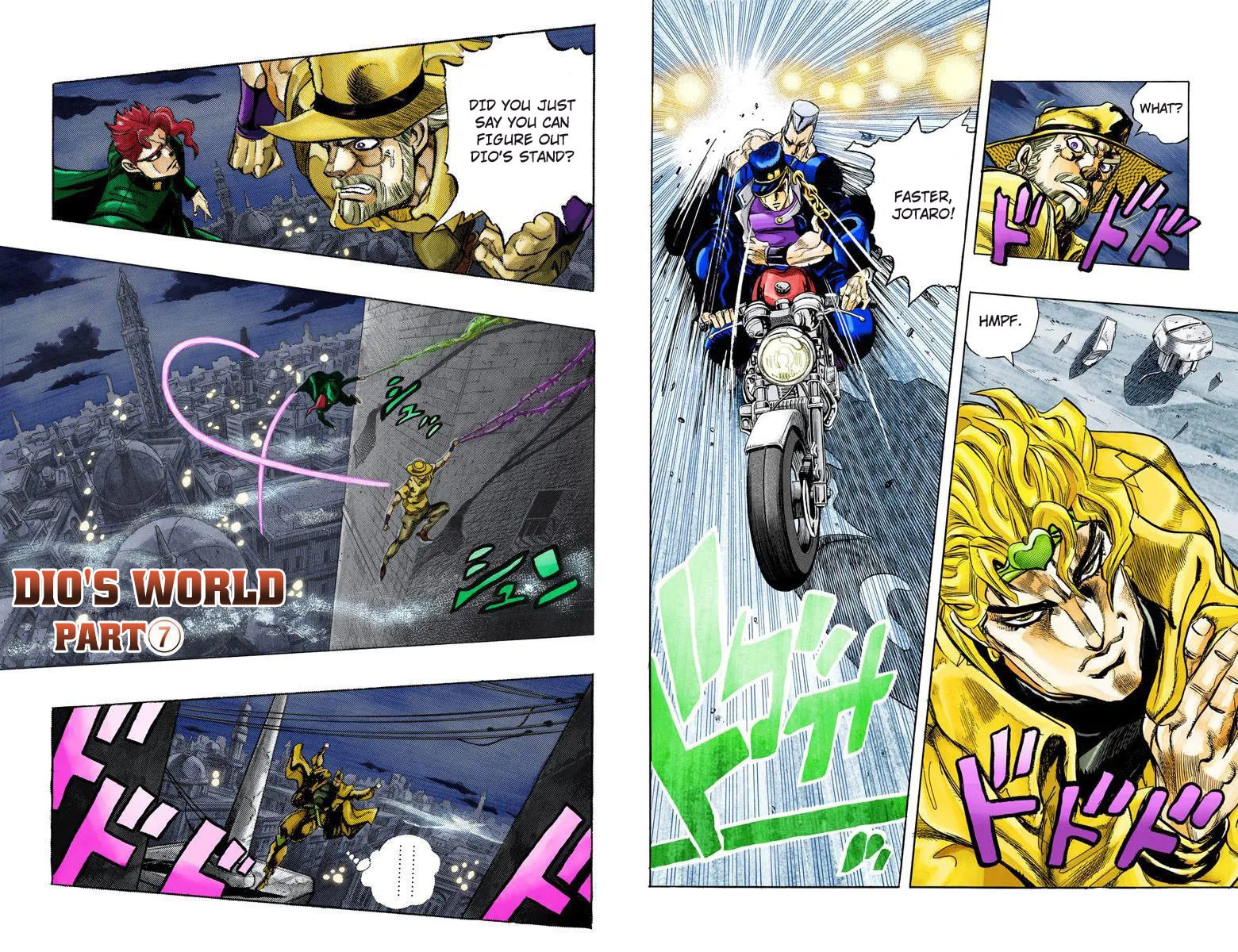 JoJo no Kimyou na Bouken Part 3: Stardust Crusaders Colored Manga, chapter 140, page 1