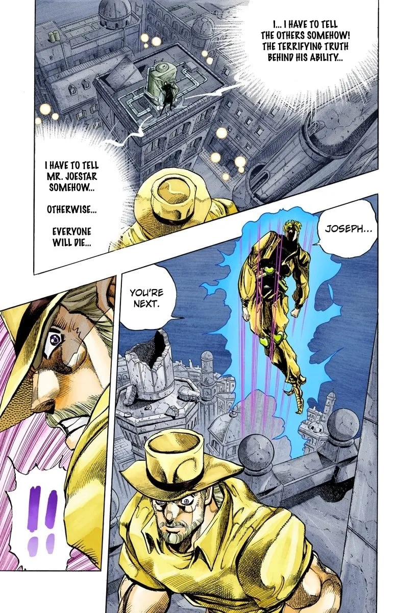 JoJo no Kimyou na Bouken Part 3: Stardust Crusaders Colored Manga, chapter 141, page 8