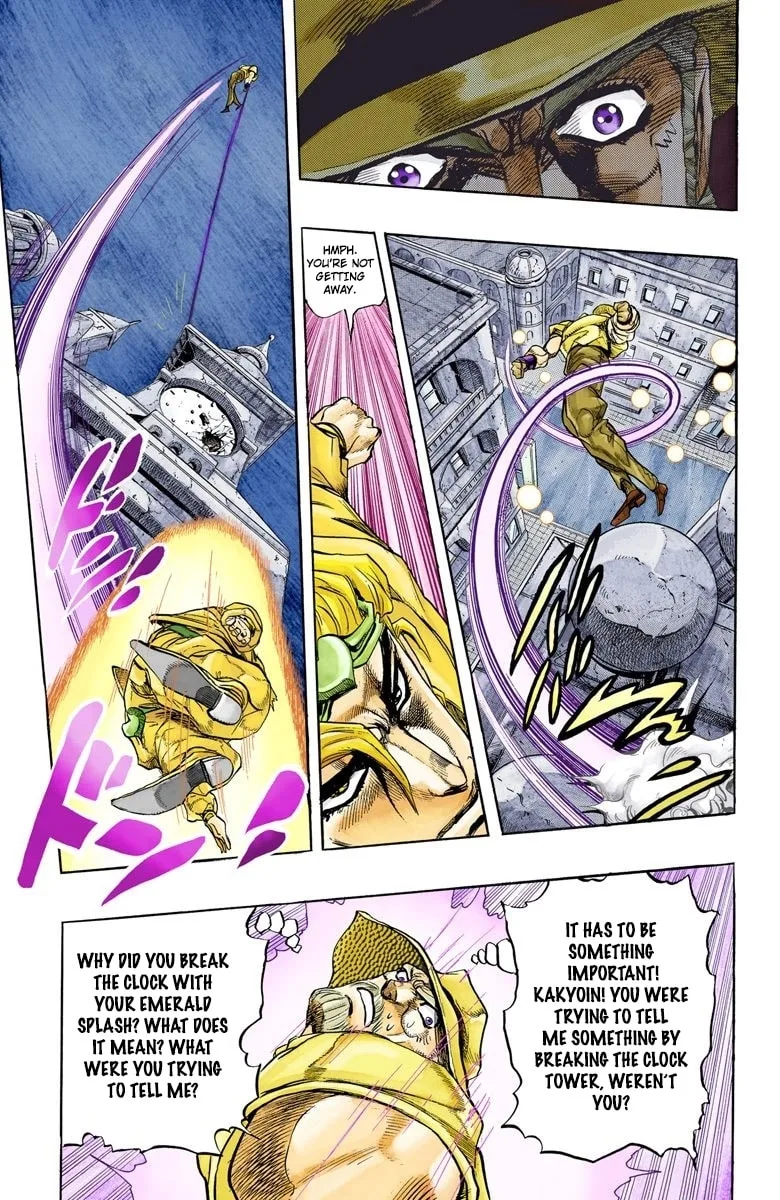 JoJo no Kimyou na Bouken Part 3: Stardust Crusaders Colored Manga, chapter 141, page 16