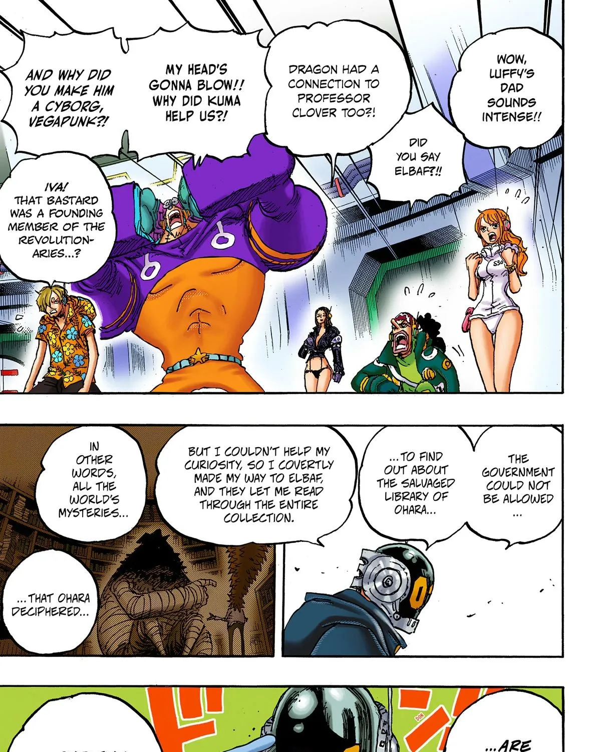 One Piece Colored, chapter 1066, page 35