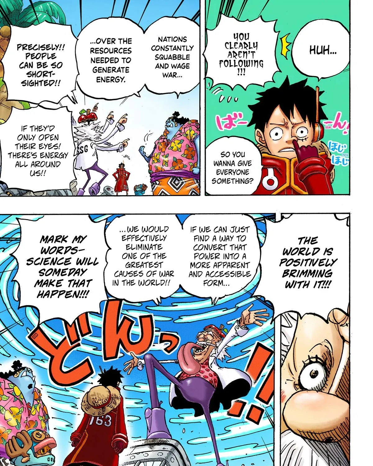 One Piece Colored, chapter 1068, page 13