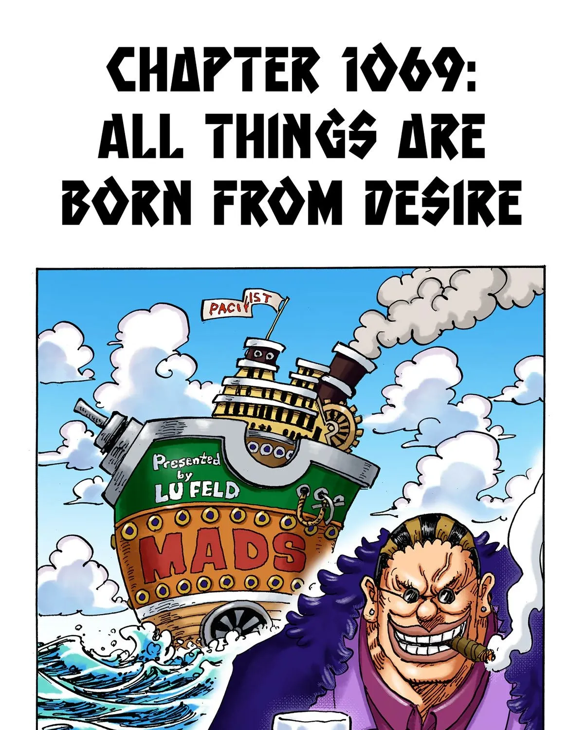 One Piece Colored, chapter 1069, page 1