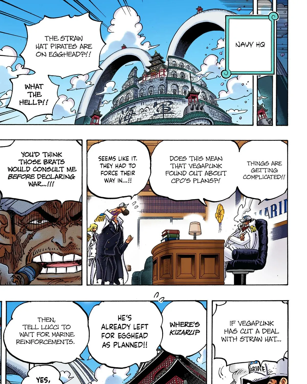 One Piece Colored, chapter 1069, page 9